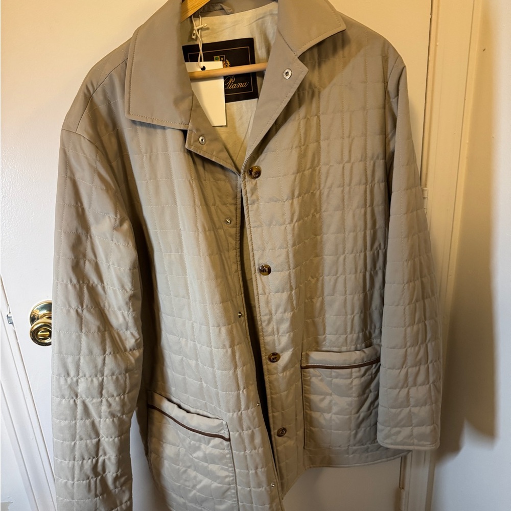 Loro Piana Light Tan Quilted Jacket